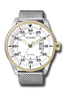 Orologio Citizen Uomo Of Aviator in Acciaio placcato oro giallo AW1364-54A - AW1364-54A